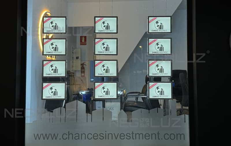 estate agent display for sale
