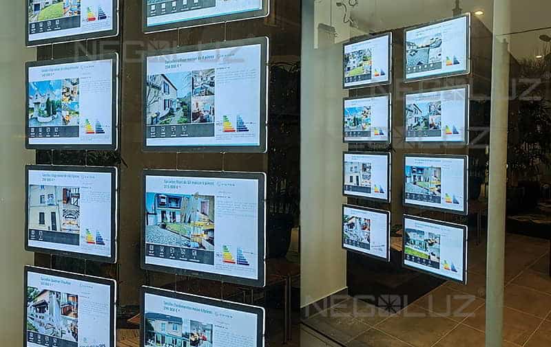 estate agent display for sale